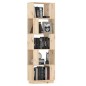 vidaXL Estantería/divisor de espacios madera maciza pino 51x25x163,5cm vidaXL Estantería/divisor de espacios madera maciza pino 51x25x163,5cm