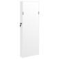 vidaXL Espejo con joyero y luces LED para pared blanco vidaXL Espejo con joyero y luces LED para pared blanco