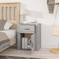 vidaXL Mesita de noche madera contrachapada gris Sonoma 50x36x60 cm vidaXL Mesita de noche madera contrachapada gris Sonoma 50x36x60 cm