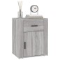 vidaXL Mesita de noche madera contrachapada gris Sonoma 50x36x60 cm vidaXL Mesita de noche madera contrachapada gris Sonoma 50x36x60 cm