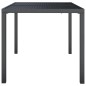 vidaXL Mesa de jardín de acero gris antracita 110x80x72 cm vidaXL Mesa de jardín de acero gris antracita 110x80x72 cm