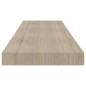 vidaXL Estantes flotantes pared 4 uds color roble MDF 80x23,5x3,8cm vidaXL Estantes flotantes pared 4 uds color roble MDF 80x23,5x3,8cm