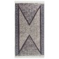 vidaXL Alfombra de algodón negra y gris 120x180 cm vidaXL Alfombra de algodón negra y gris 120x180 cm