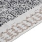 vidaXL Alfombra de algodón negra y gris 120x180 cm vidaXL Alfombra de algodón negra y gris 120x180 cm