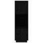 vidaXL Aparador alto de madera maciza de pino negro 38x35x117 cm vidaXL Aparador alto de madera maciza de pino negro 38x35x117 cm