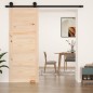 vidaXL Puerta de granero madera maciza pino 80x1,8x204,5 cm vidaXL Puerta de granero madera maciza pino 80x1,8x204,5 cm