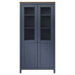 vidaXL Aparador Hill madera de pino gris 85x37x170,5 cm
