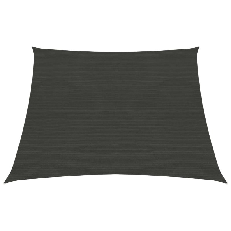 vidaXL Toldo de vela gris antracita HDPE 160 g/m² 4/5x3 m vidaXL Toldo de vela gris antracita HDPE 160 g/m² 4/5x3 m