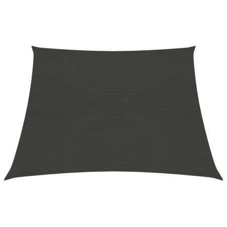 vidaXL Toldo de vela gris antracita HDPE 160 g/m² 4/5x3 m