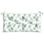 vidaXL Cojines banco jardín 2 uds tela estampado de hojas 100x50x7 cm vidaXL Cojines banco jardín 2 uds tela estampado de hojas 100x50x7 cm