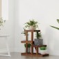 vidaXL Soporte para flores madera maciza de abeto 58x25x51 cm vidaXL Soporte para flores madera maciza de abeto 58x25x51 cm