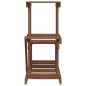 vidaXL Soporte para flores madera maciza de abeto 58x25x51 cm vidaXL Soporte para flores madera maciza de abeto 58x25x51 cm