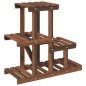 vidaXL Soporte para flores madera maciza de abeto 58x25x51 cm vidaXL Soporte para flores madera maciza de abeto 58x25x51 cm