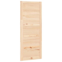 vidaXL Puerta de granero madera maciza pino 80x1,8x204,5 cm