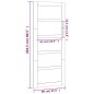vidaXL Puerta de granero madera maciza pino 80x1,8x204,5 cm vidaXL Puerta de granero madera maciza pino 80x1,8x204,5 cm