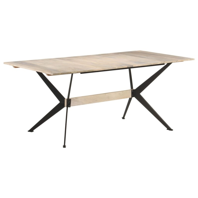 vidaXL Mesa de comedor de madera maciza de mango 180x90x76 cm vidaXL Mesa de comedor de madera maciza de mango 180x90x76 cm