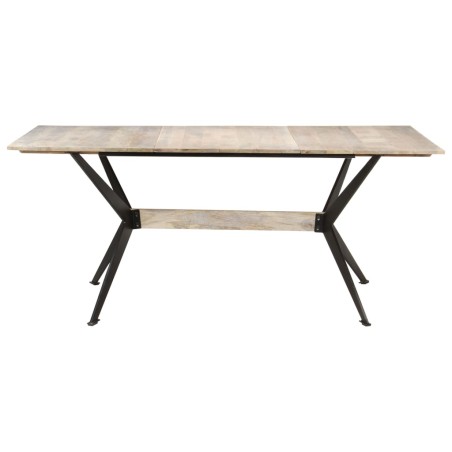 vidaXL Mesa de comedor de madera maciza de mango 180x90x76 cm