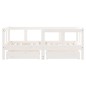 vidaXL Estructura cama niños con cajones madera pino blanco 70x140 cm