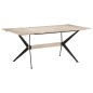 vidaXL Mesa de comedor de madera maciza de mango 180x90x76 cm vidaXL Mesa de comedor de madera maciza de mango 180x90x76 cm