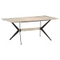 vidaXL Mesa de comedor de madera maciza de mango 180x90x76 cm vidaXL Mesa de comedor de madera maciza de mango 180x90x76 cm