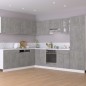 vidaXL Armarios colgantes 2 uds madera contrachapada gris 50x31x60 cm