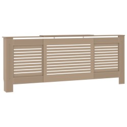 vidaXL Cubierta para radiador MDF 205 cm