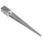 vidaXL Picas de tierra 12 uds acero galvanizado plateado 8x8x76 cm vidaXL Picas de tierra 12 uds acero galvanizado plateado 8x8x76 cm