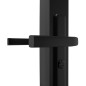 vidaXL Puerta interior vidrio ESG y aluminio negro 93x201,5 cm vidaXL Puerta interior vidrio ESG y aluminio negro 93x201,5 cm