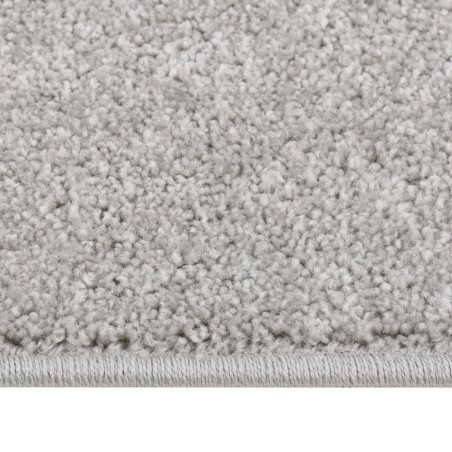 vidaXL Alfombra de pelo corto gris claro 120x170 cm