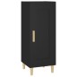 vidaXL Aparador de madera contrachapada negro 34,5x34x90 cm vidaXL Aparador de madera contrachapada negro 34,5x34x90 cm