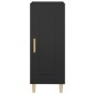 vidaXL Aparador de madera contrachapada negro 34,5x34x90 cm vidaXL Aparador de madera contrachapada negro 34,5x34x90 cm