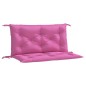 vidaXL Cojines para banco de jardín 2 uds tela rosa 100x50x7 cm vidaXL Cojines para banco de jardín 2 uds tela rosa 100x50x7 cm