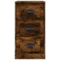 vidaXL Aparador de madera contrachapada roble ahumado 36x35,5x67,5 cm vidaXL Aparador de madera contrachapada roble ahumado 36x35,5x67,5 cm