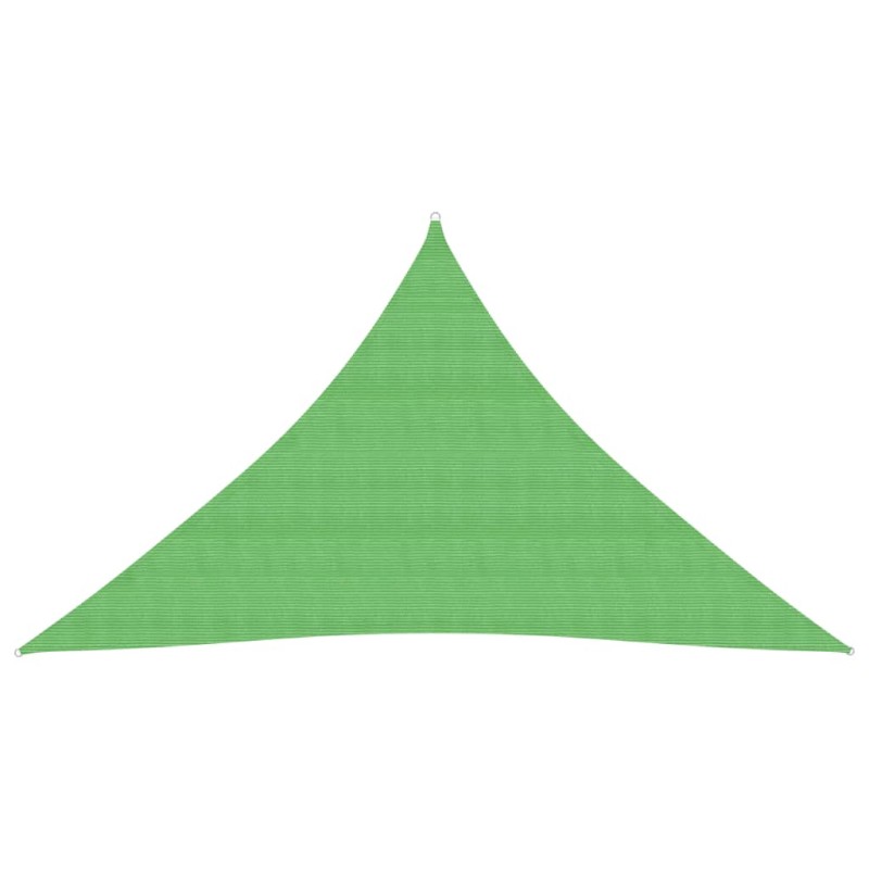 vidaXL Toldo de vela HDPE verde claro 160 g/m² 3,5x3,5x4,9 m vidaXL Toldo de vela HDPE verde claro 160 g/m² 3,5x3,5x4,9 m