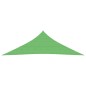 vidaXL Toldo de vela HDPE verde claro 160 g/m² 3,5x3,5x4,9 m vidaXL Toldo de vela HDPE verde claro 160 g/m² 3,5x3,5x4,9 m