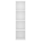 vidaXL TV de pared con madera contrachapada blanco 37x37x142,5 cm vidaXL TV de pared con madera contrachapada blanco 37x37x142,5 cm