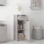 vidaXL Armario de baño madera contrachapada gris hormigón 32x34x90 cm vidaXL Armario de baño madera contrachapada gris hormigón 32x34x90 cm