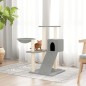 vidaXL Rascador para gatos con postes de sisal gris claro 82 cm vidaXL Rascador para gatos con postes de sisal gris claro 82 cm