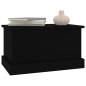 vidaXL Baúl de almacenaje madera contrachapada negro 50x30x28 cm vidaXL Baúl de almacenaje madera contrachapada negro 50x30x28 cm
