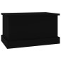 vidaXL Baúl de almacenaje madera contrachapada negro 50x30x28 cm vidaXL Baúl de almacenaje madera contrachapada negro 50x30x28 cm