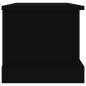 vidaXL Baúl de almacenaje madera contrachapada negro 50x30x28 cm vidaXL Baúl de almacenaje madera contrachapada negro 50x30x28 cm