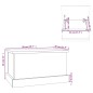 vidaXL Baúl de almacenaje madera contrachapada negro 50x30x28 cm vidaXL Baúl de almacenaje madera contrachapada negro 50x30x28 cm