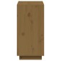 vidaXL Estantería madera maciza de pino marrón miel 60x35x71 cm vidaXL Estantería madera maciza de pino marrón miel 60x35x71 cm