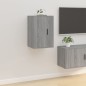 vidaXL Mueble para TV de pared gris Sonoma 40x34,5x60 cm vidaXL Mueble para TV de pared gris Sonoma 40x34,5x60 cm