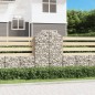 vidaXL Cesta gaviones forma arco hierro galvanizado 100x50x140/160 cm vidaXL Cesta gaviones forma arco hierro galvanizado 100x50x140/160 cm
