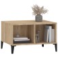 vidaXL Mesa de centro madera contrachapada roble Sonoma 60x50x36,5 cm vidaXL Mesa de centro madera contrachapada roble Sonoma 60x50x36,5 cm