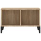 vidaXL Mesa de centro madera contrachapada roble Sonoma 60x50x36,5 cm vidaXL Mesa de centro madera contrachapada roble Sonoma 60x50x36,5 cm