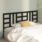 vidaXL Cabecero de cama madera maciza de pino negro 206x4x100 cm vidaXL Cabecero de cama madera maciza de pino negro 206x4x100 cm