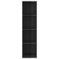 vidaXL Mueble TV pared contrachapada negro brillo 37x37x142,5 cm vidaXL Mueble TV pared contrachapada negro brillo 37x37x142,5 cm