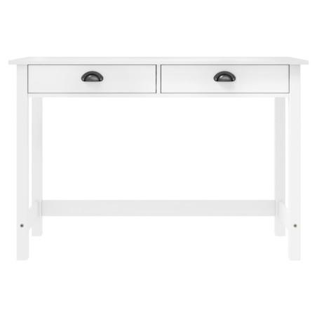 vidaXL Mesa consola Hill con 2 cajones madera pino 110x45x74 cm